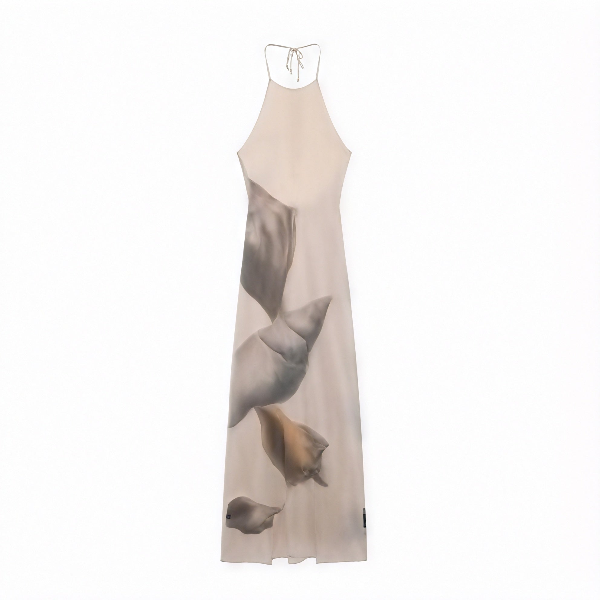 Vestido Maxi Halter para Mujer – Estampado Único, Tejido Texturizado Ligero, Vela Official-83816-0ebf7eaa-50c6-484e-b409-a39e3a5a7553