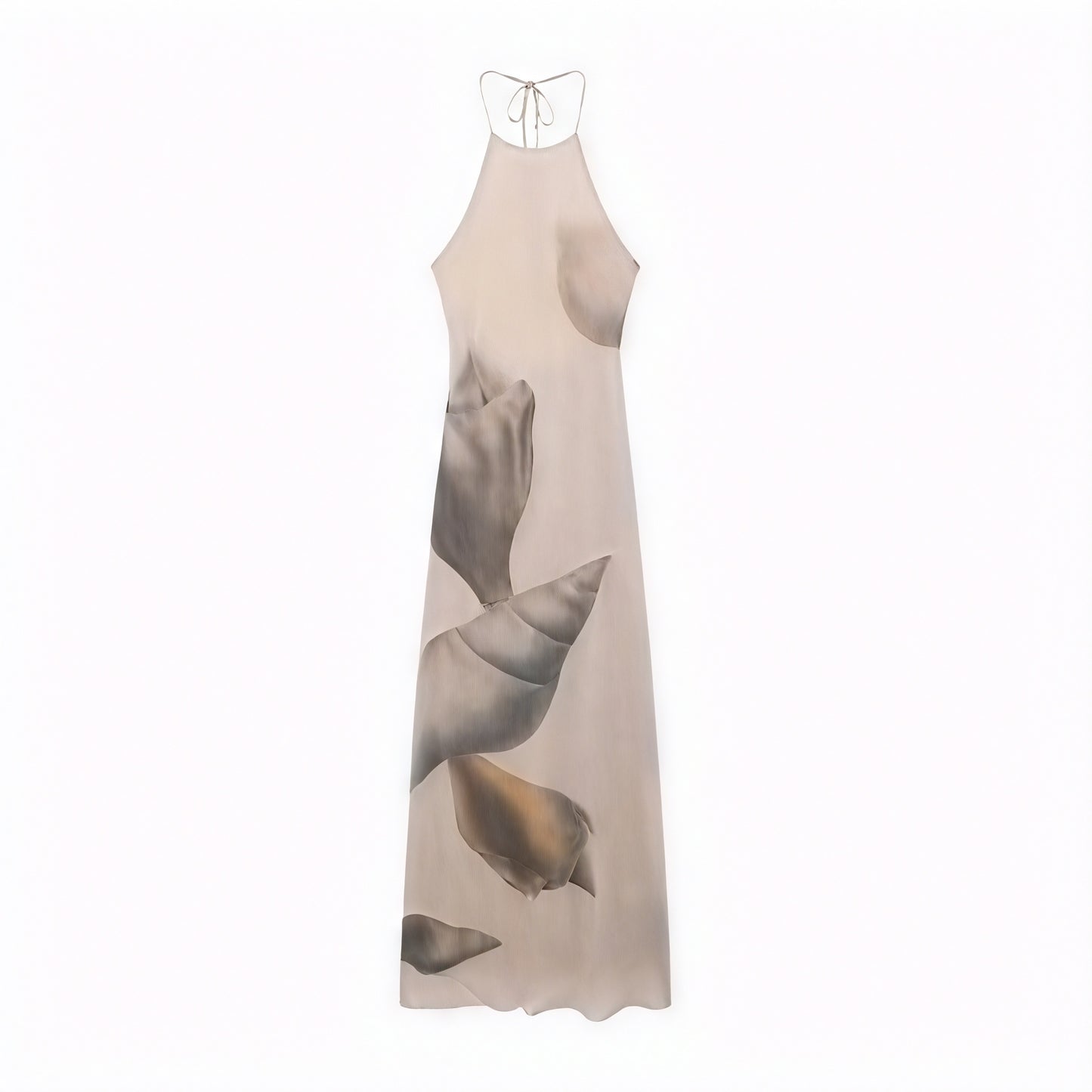 Vestido Maxi Halter para Mujer – Estampado Único, Tejido Texturizado Ligero, Vela Official-83816-c6fd10d8-1d1c-4919-aebf-cd88767b6090