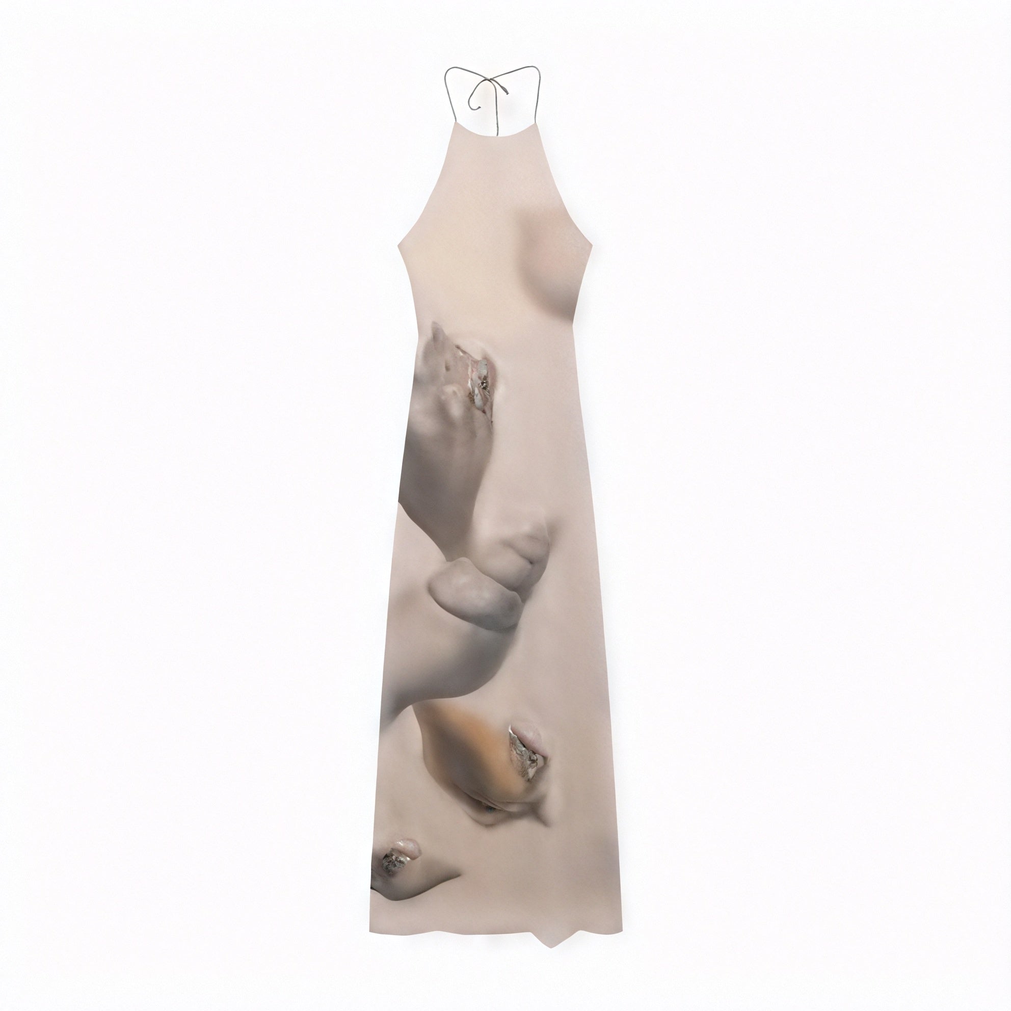 Vestido Maxi Halter para Mujer – Estampado Único, Tejido Texturizado Ligero, Vela Official-83816-2245765d-8d8f-4d4e-a3d0-03e36bb86a75