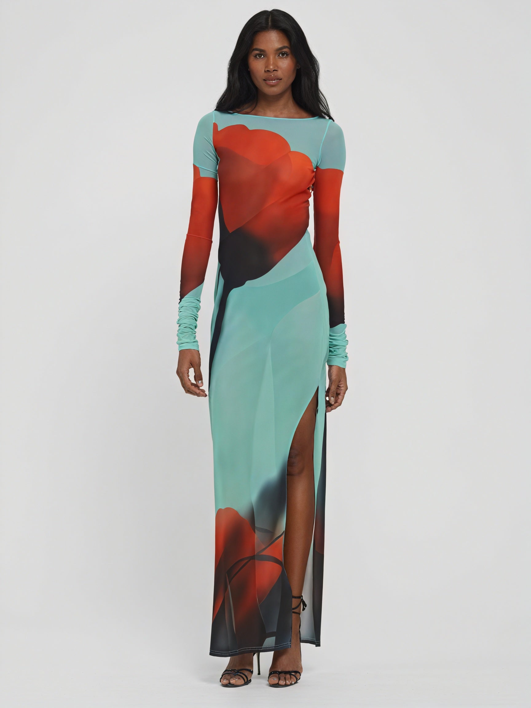 Vestido Maxi Manga Larga para Mujer – Estampado Vibrante, Largo al Suelo, Vela Official-83850-7272b764-e785-44ad-9afa-d4bb447c62c9