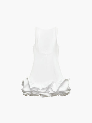 Vestido Mini con Volantes Dinámicos