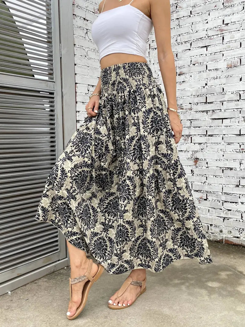 Falda Fluida Estampada