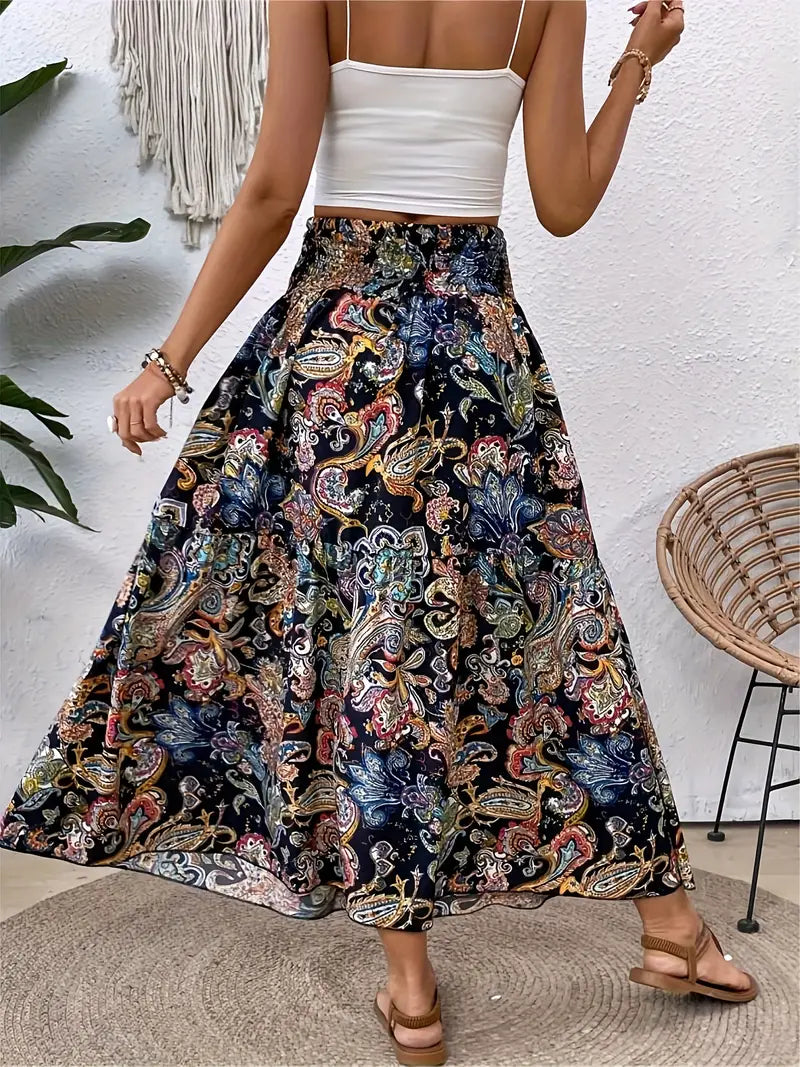 Falda Fluida Estampada