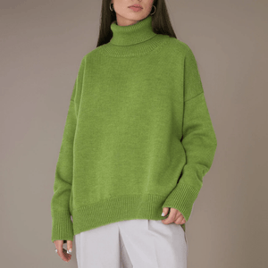 Suéter Oversized con Cuello Alto