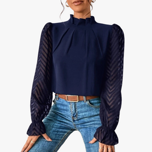 Blusa Elegante con Detalles Sofisticados