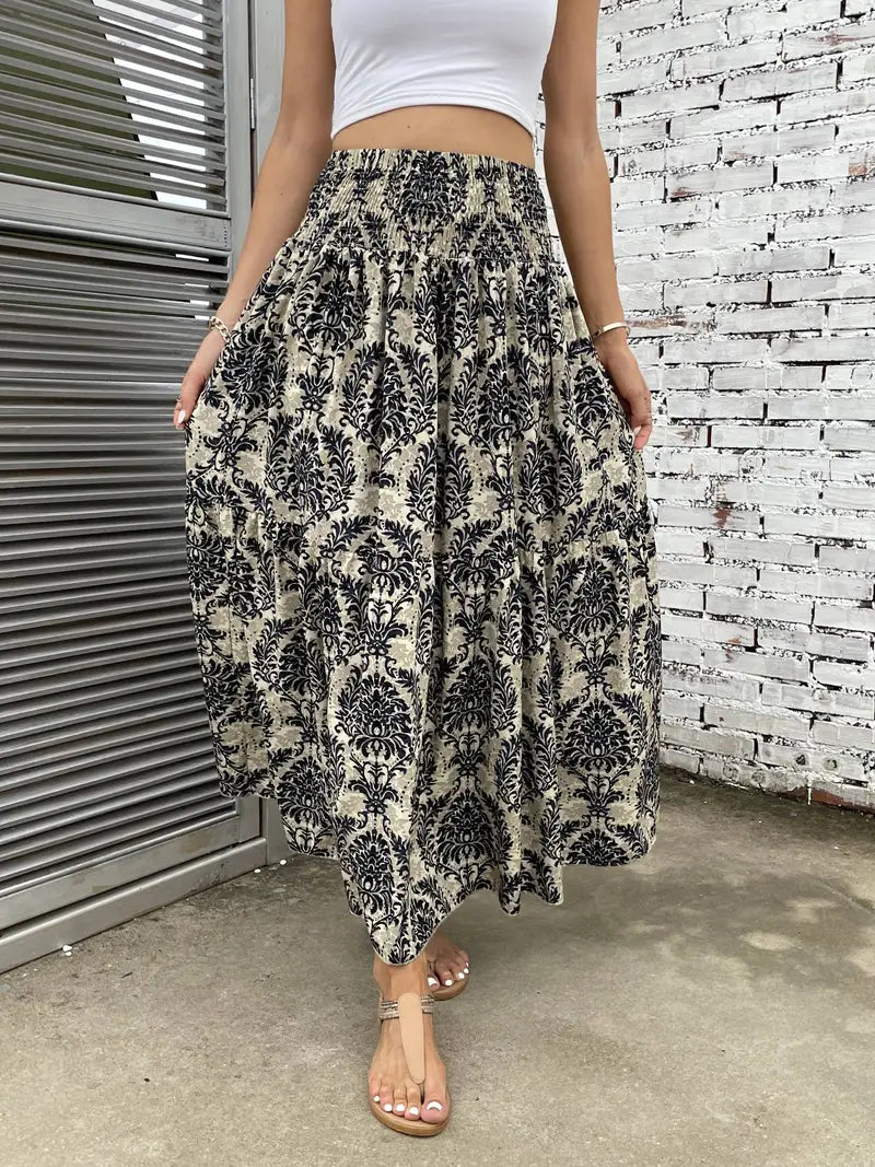 Falda Fluida Estampada