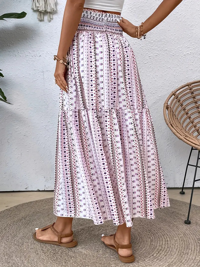 Falda Fluida Estampada