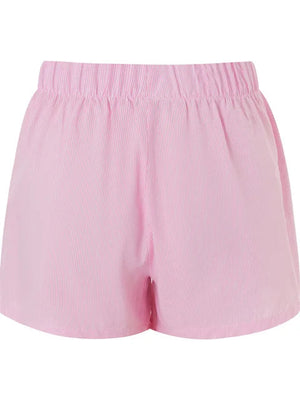 Shorts de Algodón para Mujer – Rayas, Cintura Elástica, Diseño Clásico-81738-a27bee70-897b-4a62-ac46-aeb4e540feae