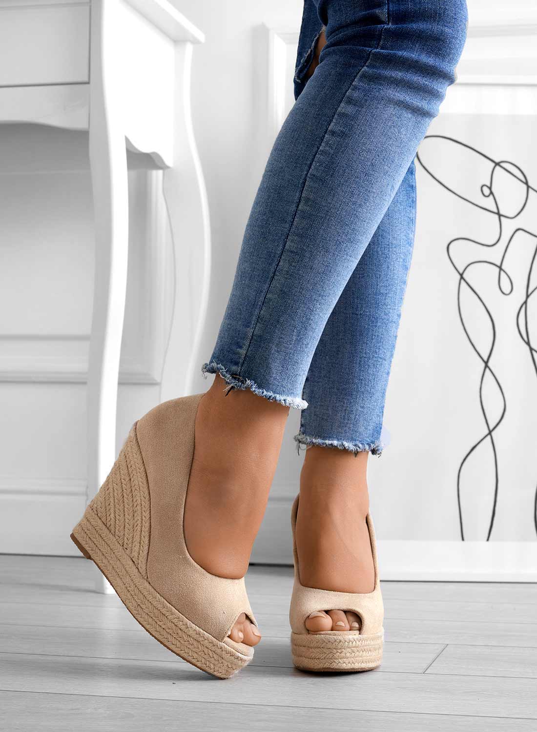 Sandalias Cuña Mujer Negras – Punta Abierta, Plataforma y Cuerda-83368-a596fcac-d86e-4733-82e5-6cda26bb0a81