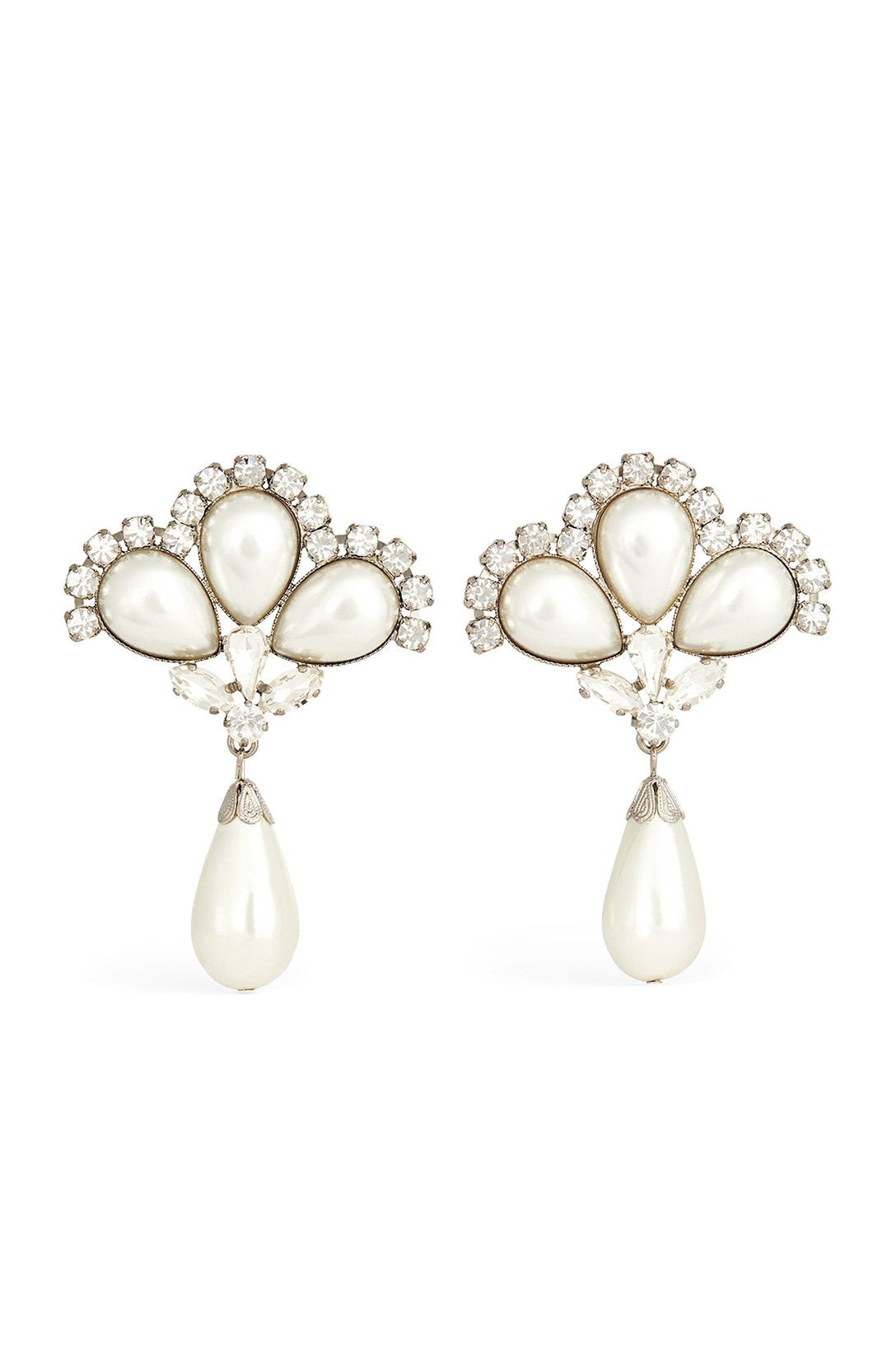 Elegantes Pendientes Lágrima con Cristales
