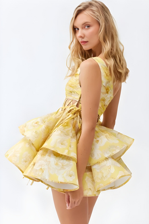 Vestido Asimétrico para Mujer – Estampado Floral, Un Hombro, Falda con Volantes-83680-aea732fb-9641-4c41-9e4d-0e0ffe742795