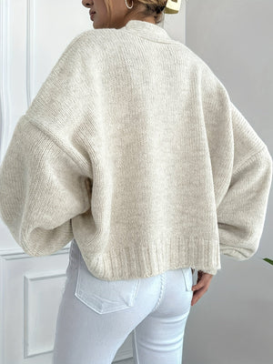 Cárdigan de Punto para Mujer – Suave, Cierre de Botones, Manga Larga, Estilo Clásico-74563-aff03b2a-1f91-431a-83fa-e6093f2e8484