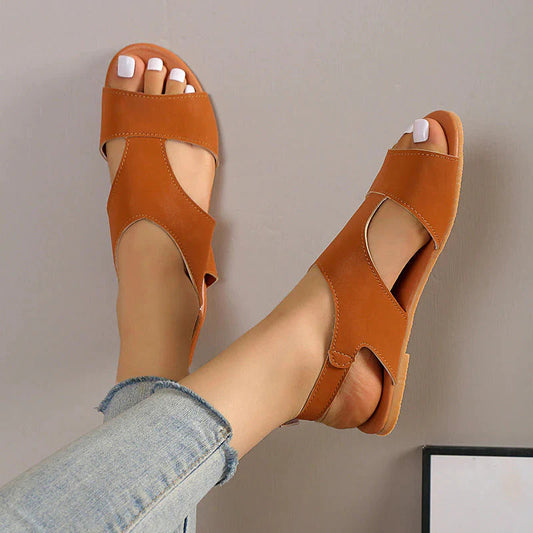 Sandalias Chic con Tiras y Diseño Minimalista