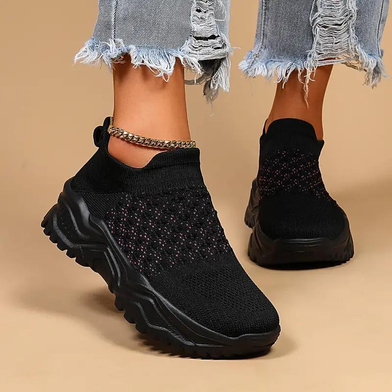 Sneakers Tejidas Slip-On Confort Moderno