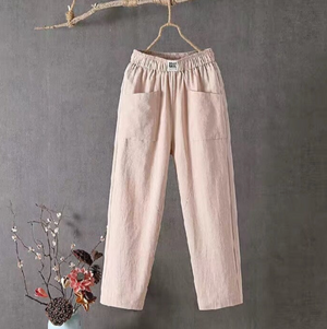 Pantalones Casual con Cintura Elástica