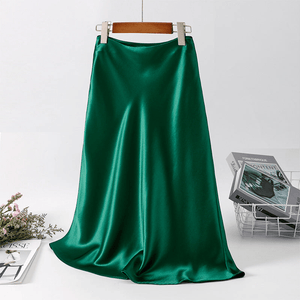 Falda Midi Elegante de Cintura Alta