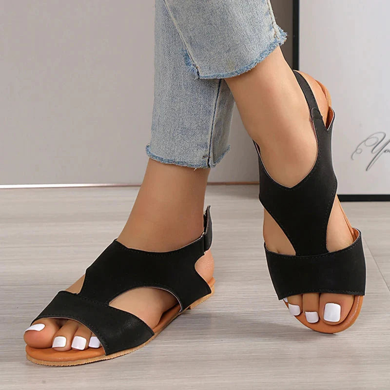 Sandalias Chic con Tiras y Diseño Minimalista