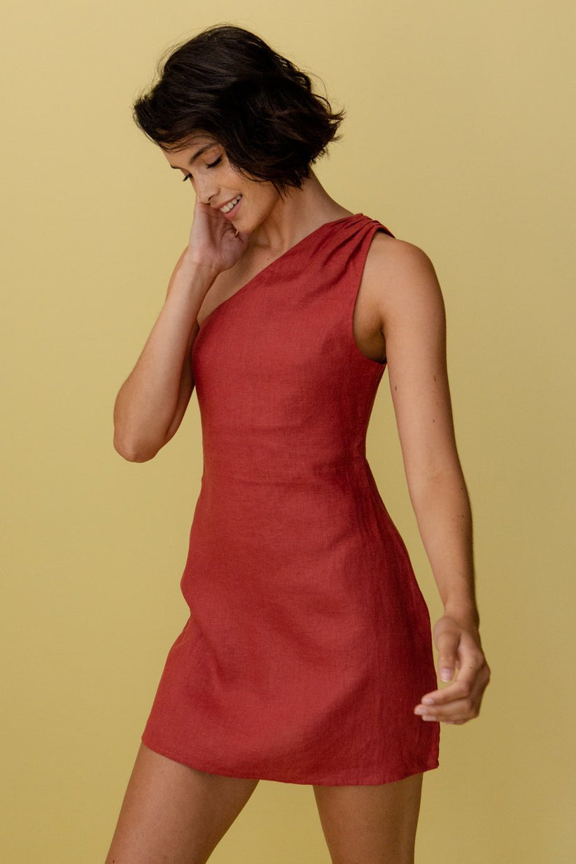Vela Official Vestido Mini Lino Mujer – Diseño Un Hombro Asimétrico-83276-cf7481e4-97bd-4617-b5c5-ab28731d5efb