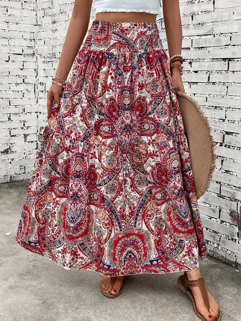 Falda Fluida Estampada