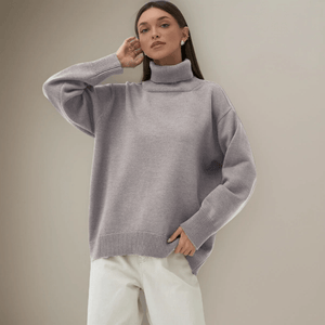 Suéter Oversized con Cuello Alto
