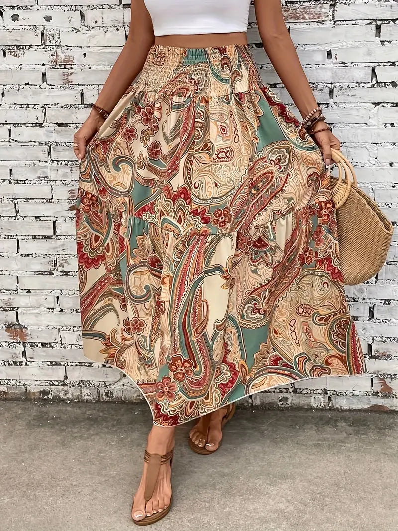 Falda Fluida Estampada