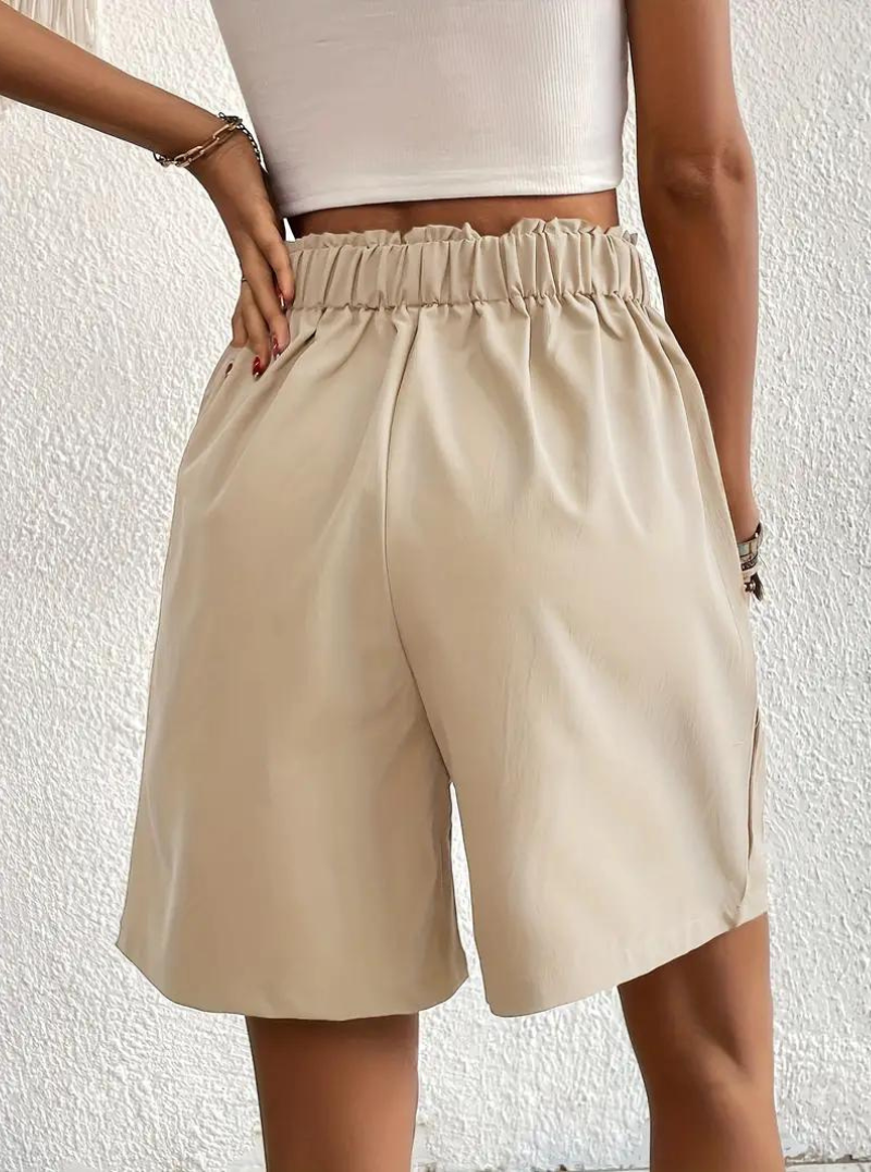 Shorts de Mujer de Tiro Alto Plisados-82558-f24529cf-7eb6-45a0-a1d8-d847d43c149e