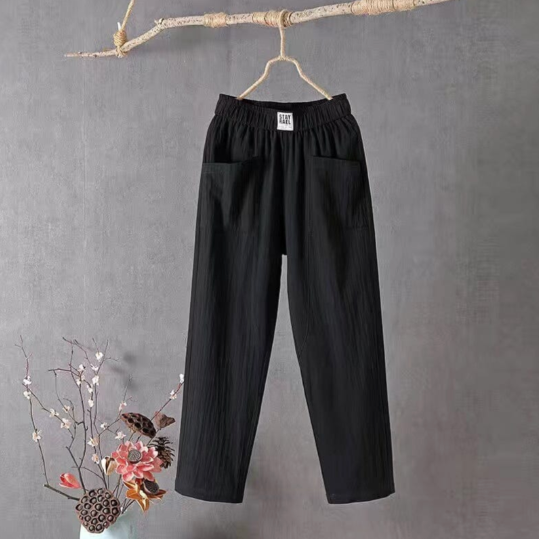 Pantalones Casual con Cintura Elástica