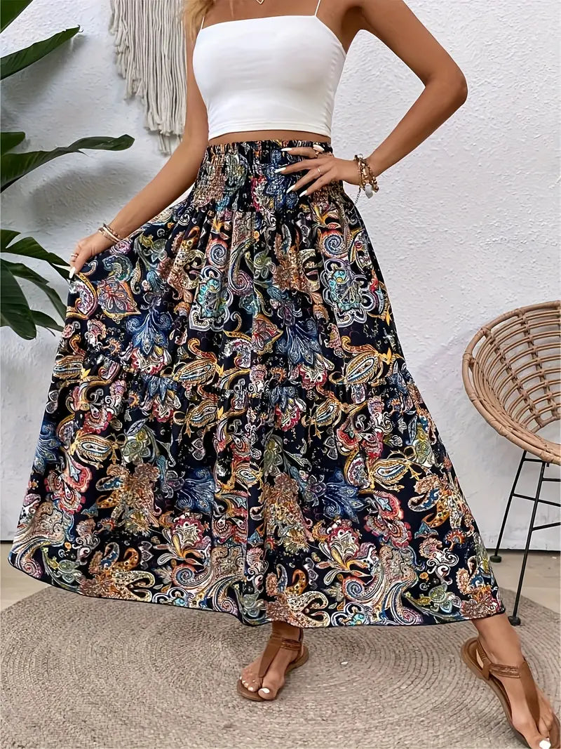 Falda Fluida Estampada