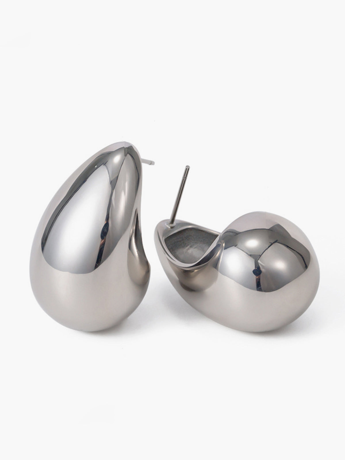 Pendientes Esculturales Lágrima Minimalista