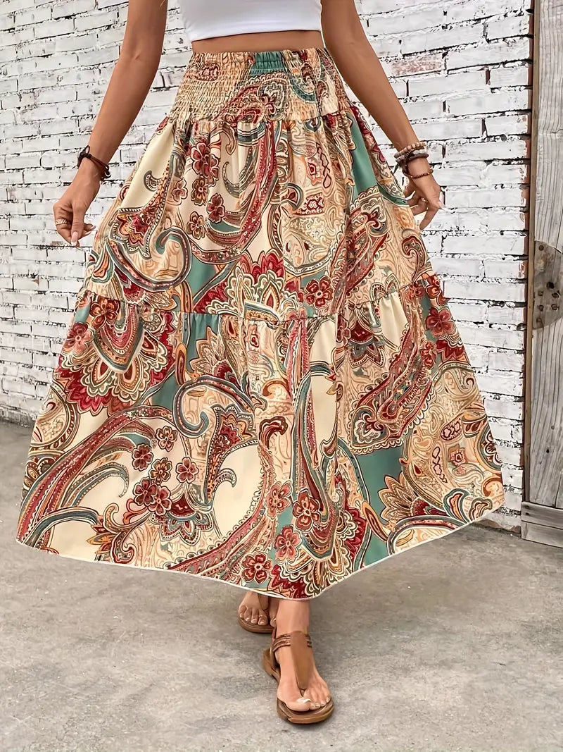 Falda Fluida Estampada