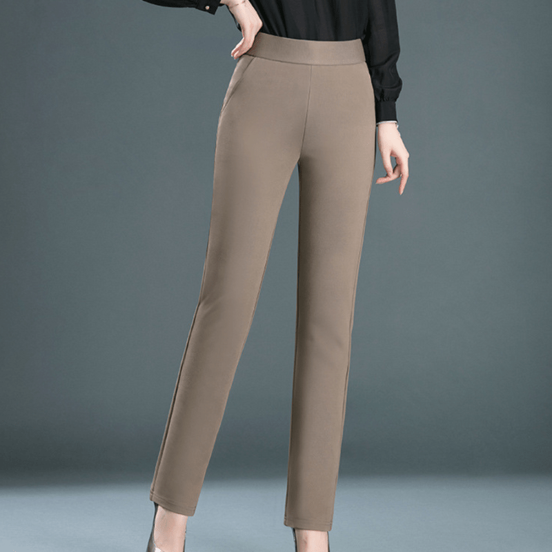 Pantalones Elegantes de Corte Alto